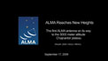 ALMA telescope reaches new heights