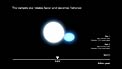 Rappresentazione artistica dell'evoluzione di una stella binaria calda e massiccia (versione con note)