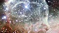 Panning across the Thor’s Helmet Nebula