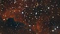 Panning across part of the Seagull Nebula