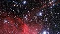 Nærmynd af stjörnuþyrpingunni NGC 3572 og nágrenni hennar