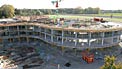 "Time-lapse"-video som viser byggingen av tilbygget til ESOs hovedkvarter
