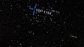 Panoramique de l'amas d'étoiles Messier 67