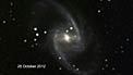 TAROT discovers a bright supernova in NGC 1365 (annotated)