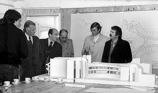 Model of the ESO Headquarters Building