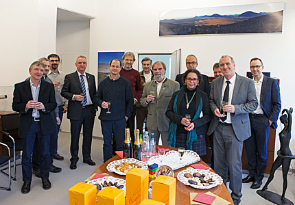 Staff Celebrating 25 Years at ESO in 2013