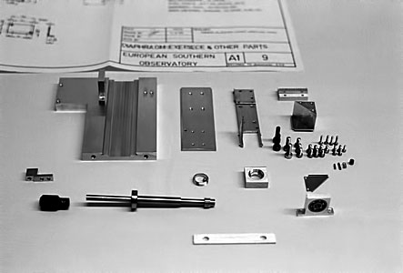Assembling the ESO 1-metre telescope