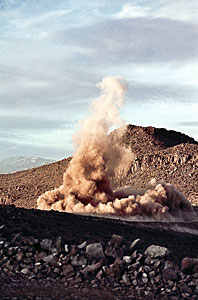 La Silla early construction