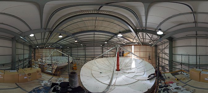 ALMA antennas at the AEM hangar