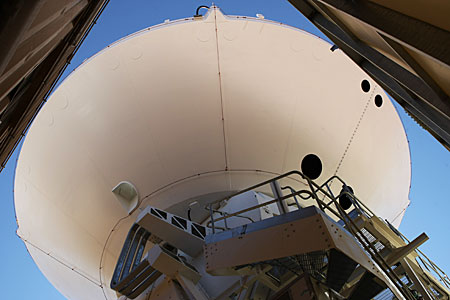 Assembly of Second European ALMA Antenna