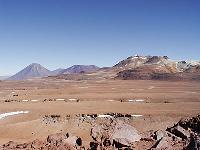 The ALMA construction site on Chajnantor
