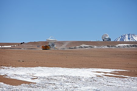 ALMA antenna on a transporter