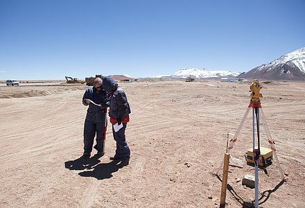ALMA construction work on Chajnantor