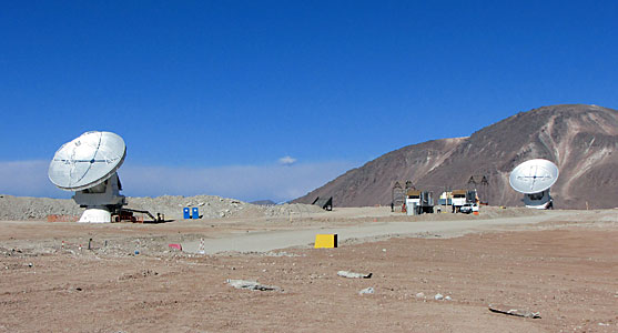 ALMA "first fringes" at Chajnantor