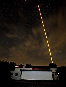 ESO's New Compact Laser Guide Star Unit Tested