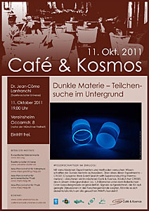 Poster: Café & Kosmos — Dunkle Materie