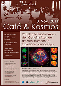 Poster: Café & Kosmos — Mysterious supernovae