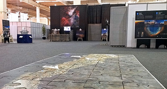 ESO exhibition area at the CELAC–EU summit in Santiago