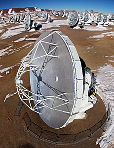 ALMA seen from a hexacopter