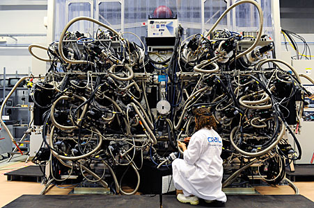 The MUSE instrument shortly before it was shipped to Chile