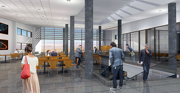 Interior View of Dining Room, 2nd floor of Main Building