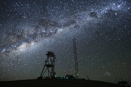Cerro Armazones at night