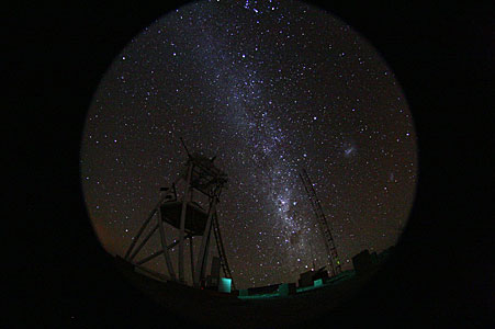 Cerro Armazones at night
