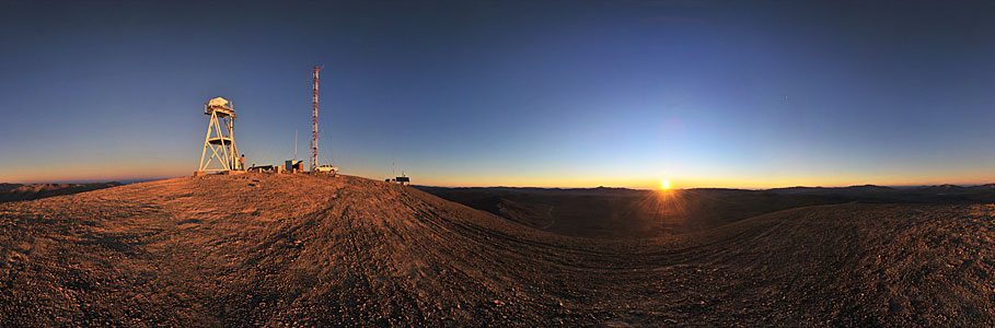Cerro Armazones at Sunset