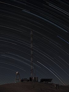 Stars Trails over Armazones