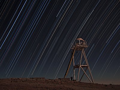 Stars Trails over Armazones