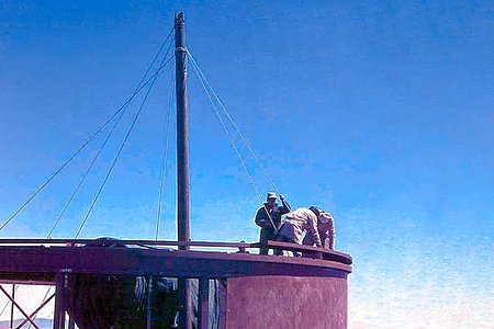 Assembling the ESO 1-metre telescope