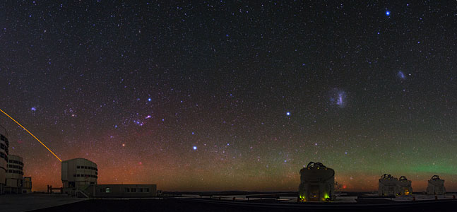 VLT Shows off the Night Sky