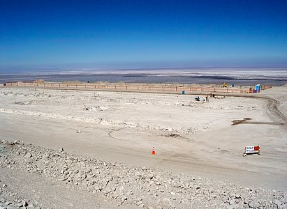 Construction of the ALMA OSF