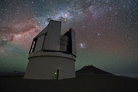 VISTA observing the sky