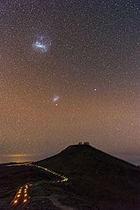 Comet Over Paranal