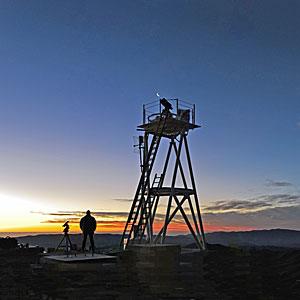 Watching the Sunset at Cerro Armazones