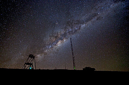 The Milky Way over Cerro Armazones