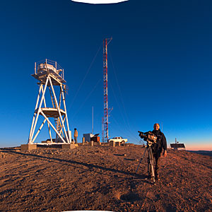 Filming at Cerro Armazones