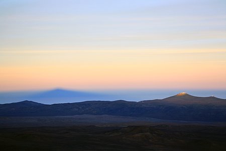 Shadow of Cerro Paranal