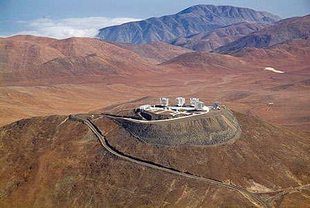 Aerial View of Cerro Paranal