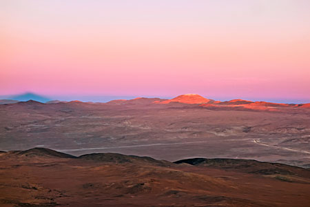 Cerro Armazones at Sunset