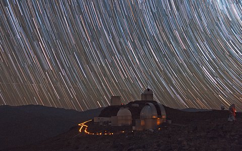Stars Trails over La Silla