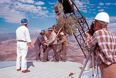 Roof-topping of the ESO 3.6-metre telescope