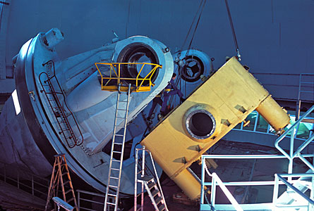 Main structure of the ESO 3.6-metre telescope