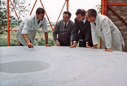 Building the ESO 3.6-metre telescope