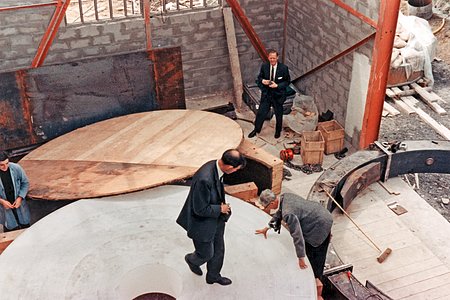 Building the ESO 3.6-metre telescope