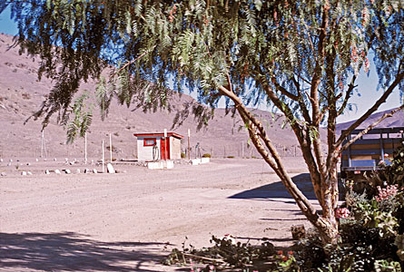 Petrol station at Camp Pelicano