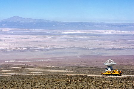 ALMA antenna transported to Chajnantor