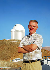 Prof. Tim de Zeeuw visiting La Silla Observatory