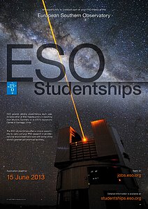 Poster: ESO Studentship 2013